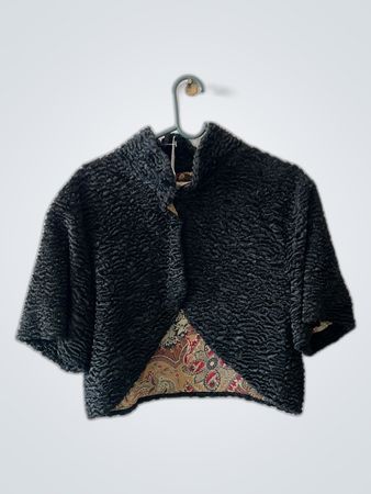 Black Short Sleeve Jacket