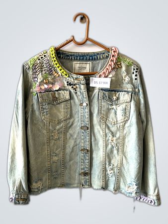 Fracomina Embellished Denim Jacket