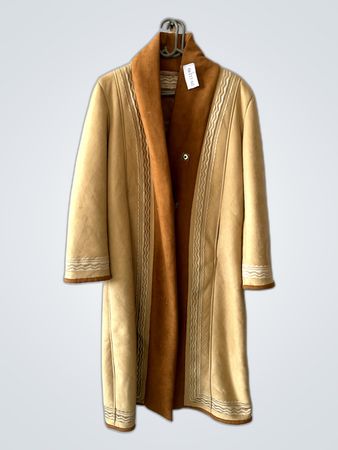 Beige Shearling Coat