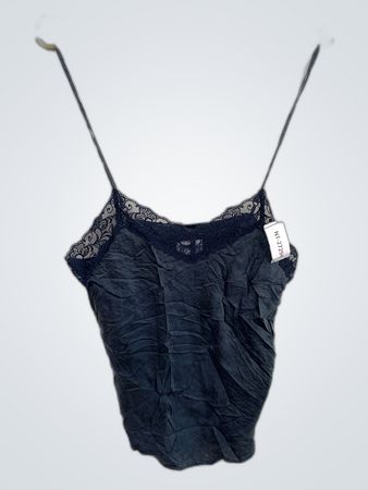 Black Lace Trim Camisole