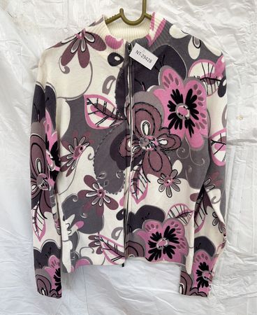 Floral Zipper Jacket