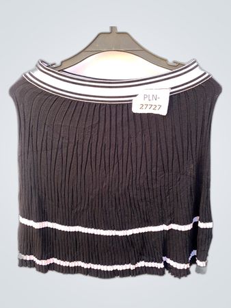 Black and White Striped Top
