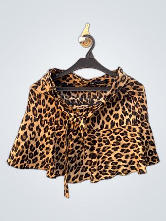 Zara Leopard Blouse