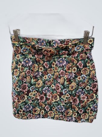 Bershka Floral Mini Skirt