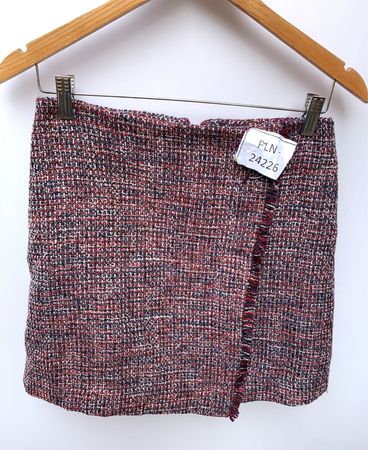 Clovis Tweed Mini Skirt
