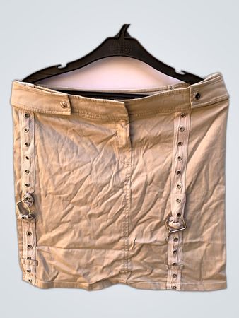 Sinequanone Khaki Belted Mini Skirt