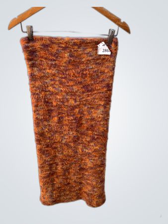 Zara Fuzzy Knit Midi Skirt