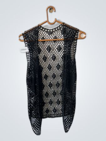 Unbranded Black Knit Cardigan