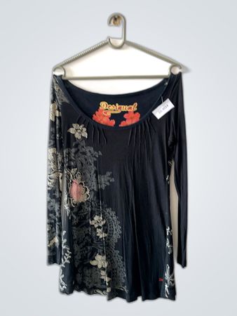Desigual Floral Long Sleeve Top