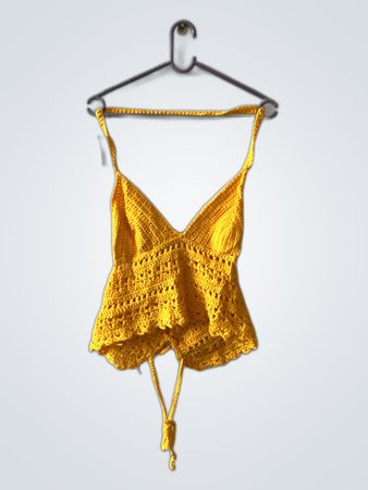 Crochet Yellow Top