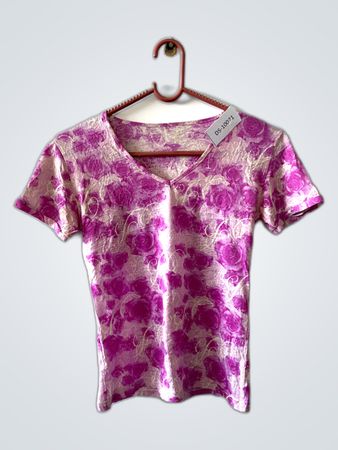 Blouse with Floral Pattern