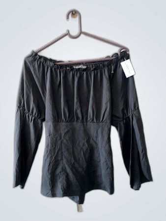 Black Off-The-Shoulder Top
