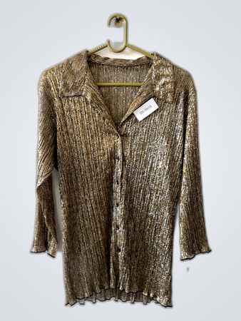 Gold Sequined Top