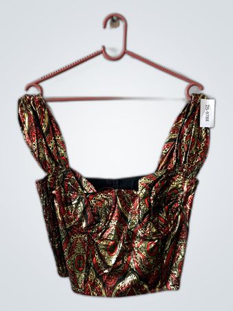 Blouse with Paisley Pattern