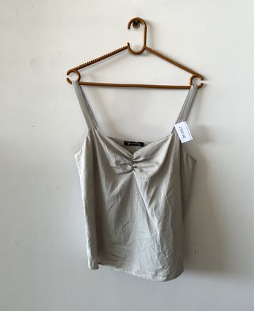 Women's Beige Tank Top
