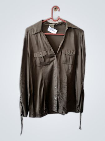 Brown Long-Sleeve Shirt