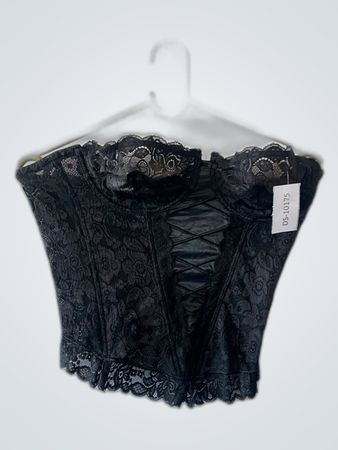 Black Lace Corset