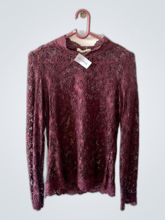 Ili Trend Sheer Lace Blouse