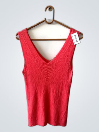 Vitto Ribbed V-Neck Tank Top