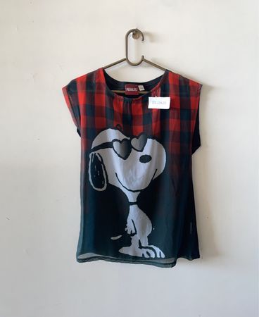 Peanuts Graphic Sleeveless Tank Top