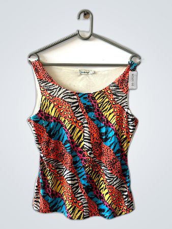 Don Amigo Printed Zebra Camisole