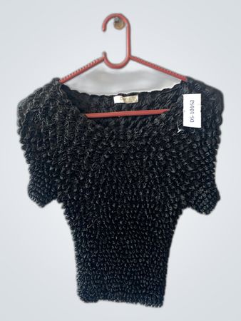 Black Knitted Top