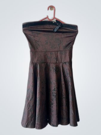 Unbranded Strapless Floral Mini Dress