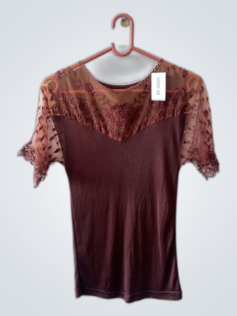 Blouse with Lace Details