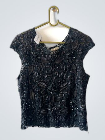 Goya Black Lace Blouse