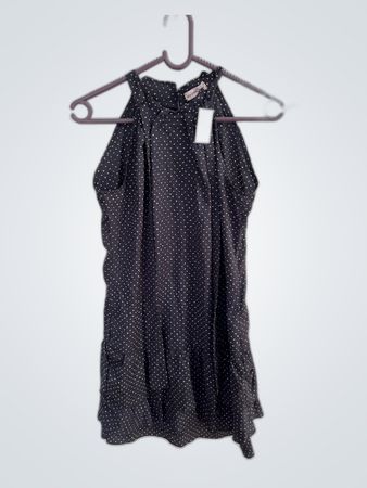 MachinChose Black Polka Dot Dress