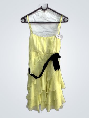 Yellow Ruffled Dress