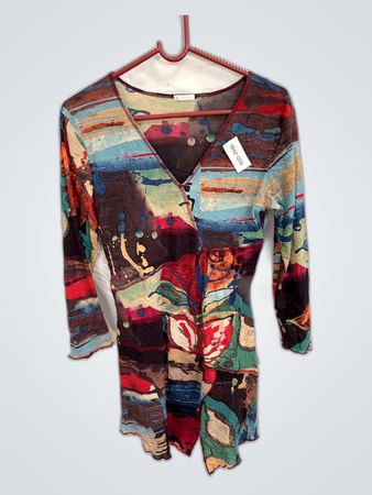 Multicolored Abstract Top