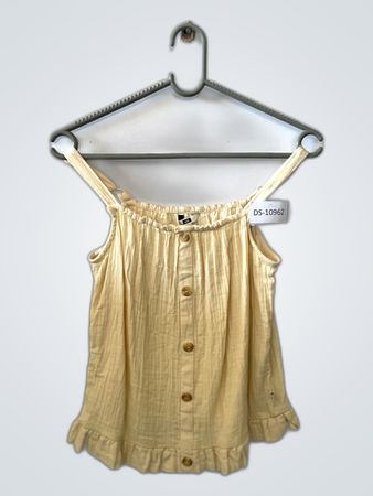 WE Yellow Linen Top
