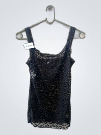 Black Lace Camisole Top