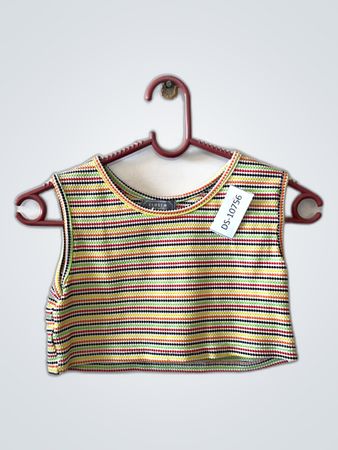 Multicolored Striped Tank Top