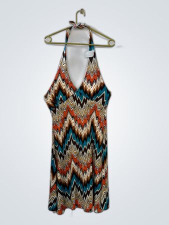Chevron Pattern Dress