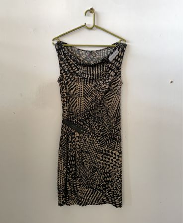 Dress with Animal Print Pattern