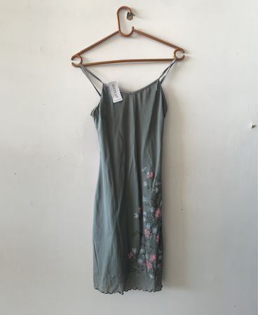 Green Floral Dress