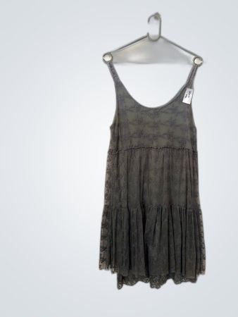 Gray Lace Dress