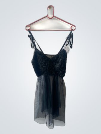 Black Sheer Chemise