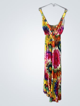 Multicolor Floral Maxi Dress