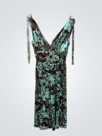 Tropical Print Dress