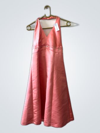 Pink Halter Neck Dress