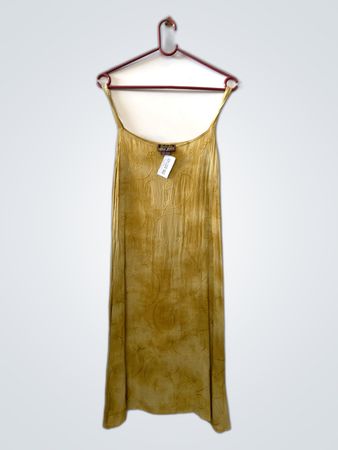 Yellow Spaghetti Strap Dress