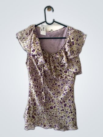 Blouse with Floral Pattern