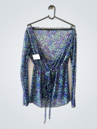 Blouse with Floral Pattern