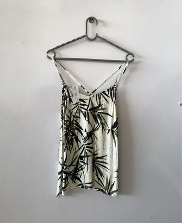 Tropical Leaf Pattern Dress