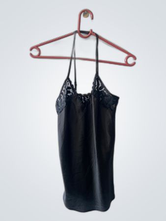 Black Lace Trim Camisole