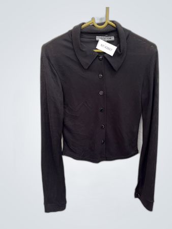 Jus de Pom Black Long-Sleeve Shirt