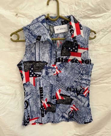 Clara Centenario American Flag Vest